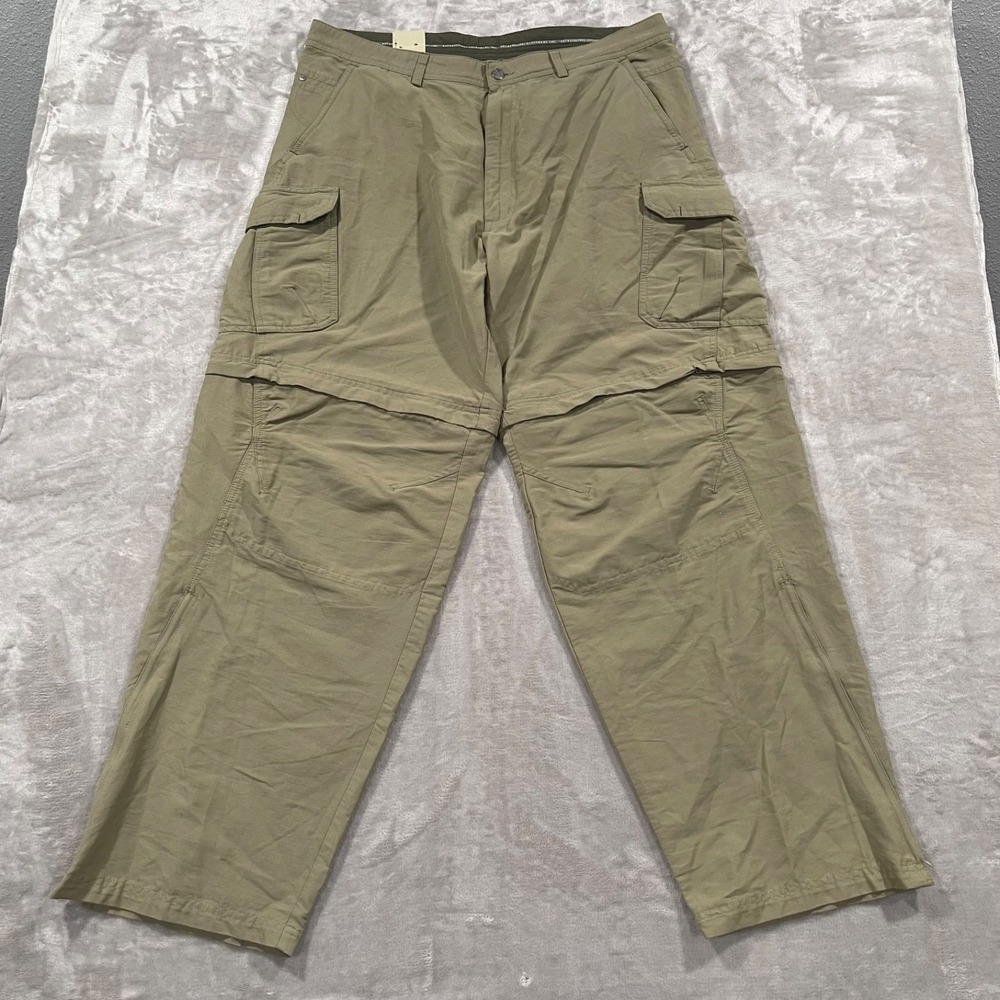 REI Mojave Convertible Pants Mens 40x34 Green Outdoors Hiking Gorpcore Shorts